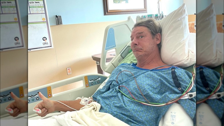 Ty Pennington thumbs up at ICU