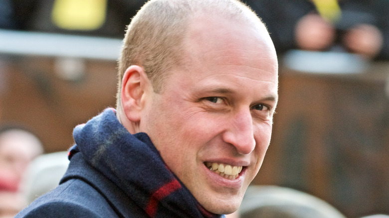 Prince William smiling