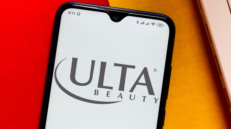 Ulta Beauty on a phone