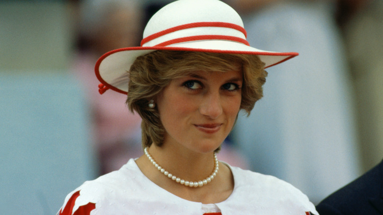 Princess Diana smiling 