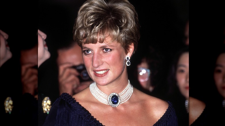 Princess Diana smiling 