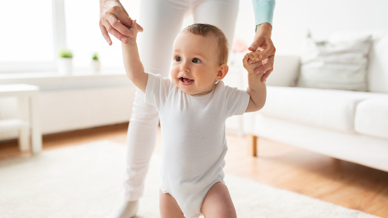 Baby walking