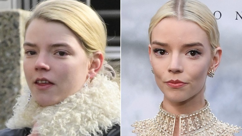 Anya Taylor-Joy no makeup 