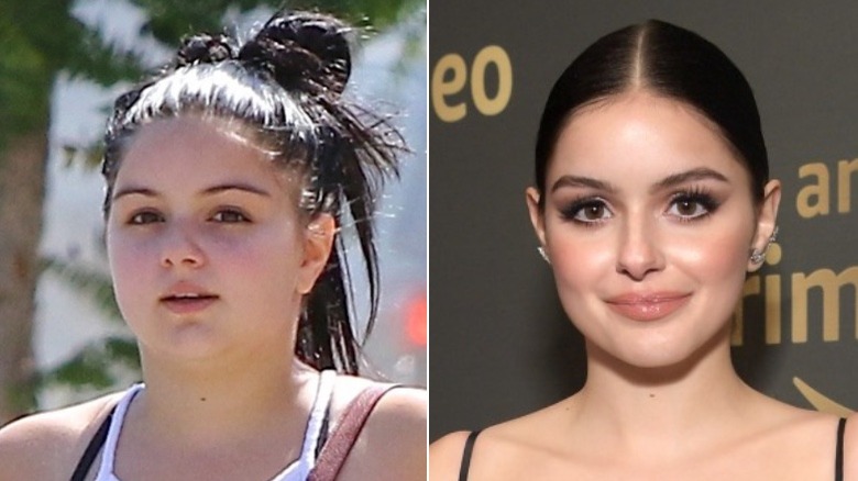 Ariel Winter without makeup / with makeup