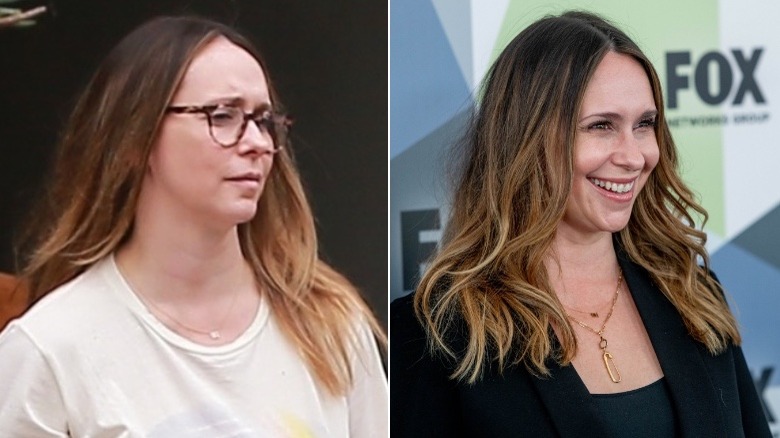 Jennifer Love Hewitt without and with makeup