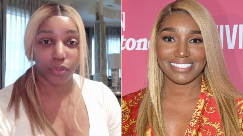 NeNe Leakes split image no makeup