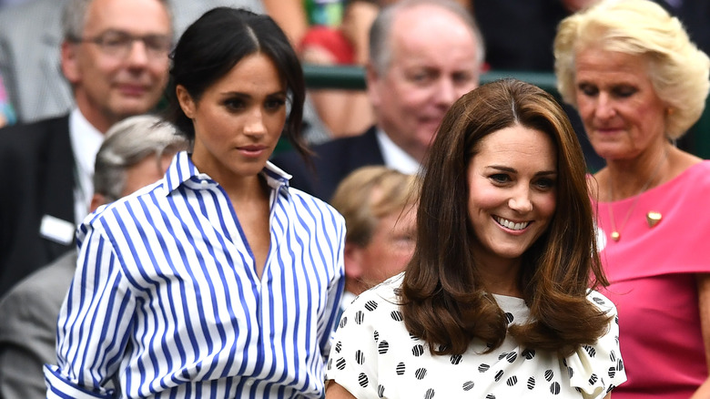 Kate and Meghan at an event 