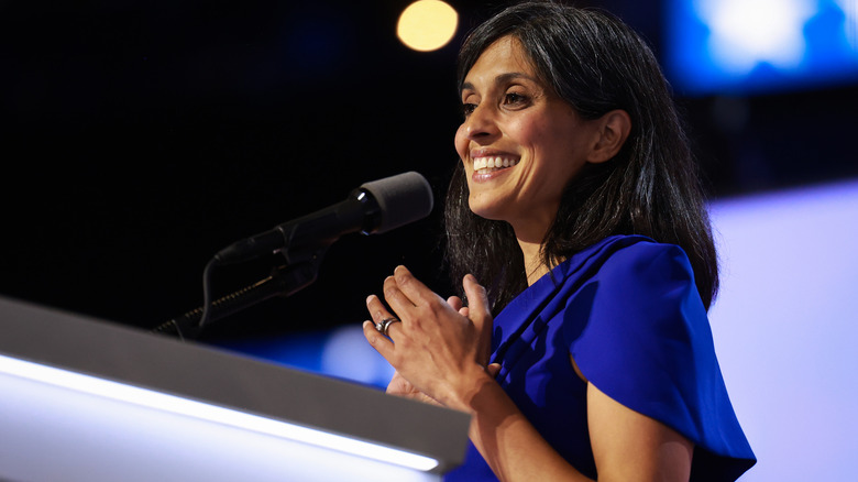 Usha Vance speaking at RNC