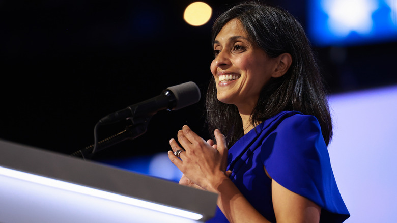 Usha Vance speaking at RNC