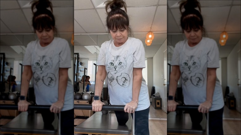 Valerie Bertinelli working out