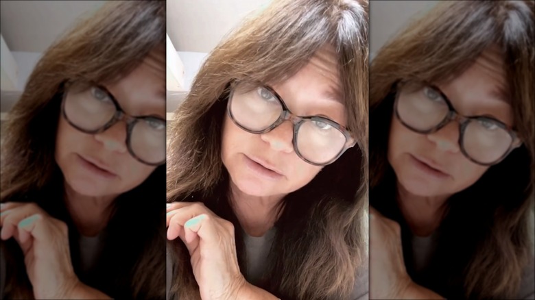 Valerie Bertinelli sharing a recipe