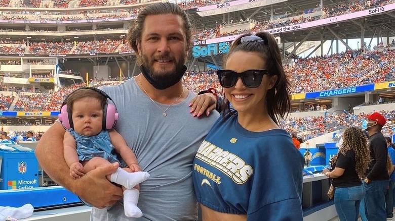 Brock Davies and Scheana Shay with daughter Summer