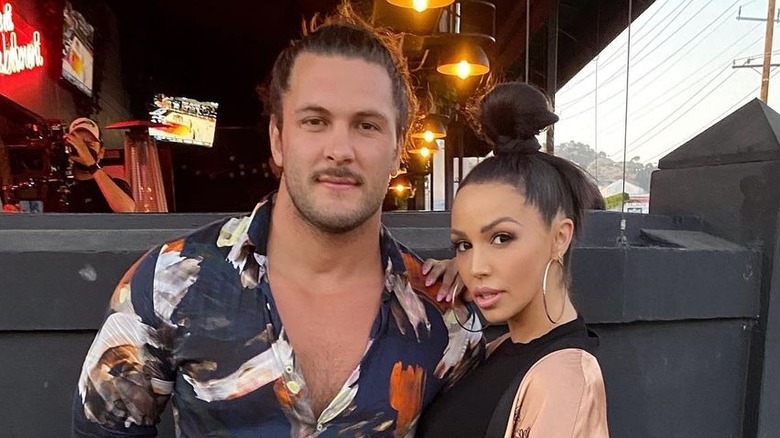 Brock Davies and Scheana Shay at event