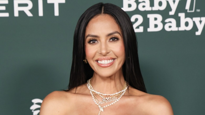 Vanessa Bryant smiling on the red carpet