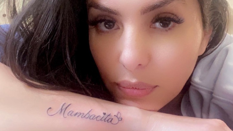 Vanessa Bryant showing off tattoo honoring Gianna Bryant