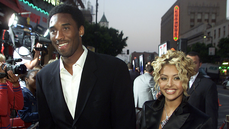 Young Kobe and Vanessa walking the red carpet