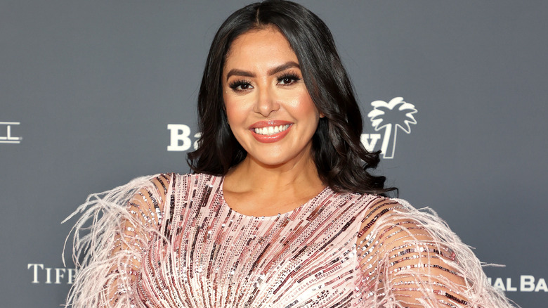 Vanessa Bryant smiling on red carpet