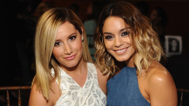 Vanessa Hudgens and Ashley Tisdale smiling