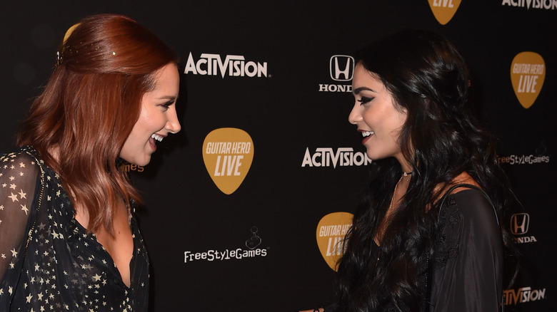 Vanessa Hudgens and Ashley Tisdale smiling