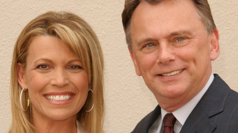 Vanna White and Pat Sajak