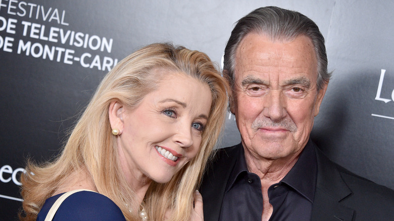  Melody Scott and Eric Braeden at a TV festival