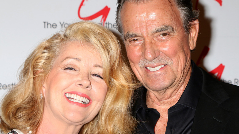 Melody Scott and Eric Braeden at Y & R 50tth anniversary