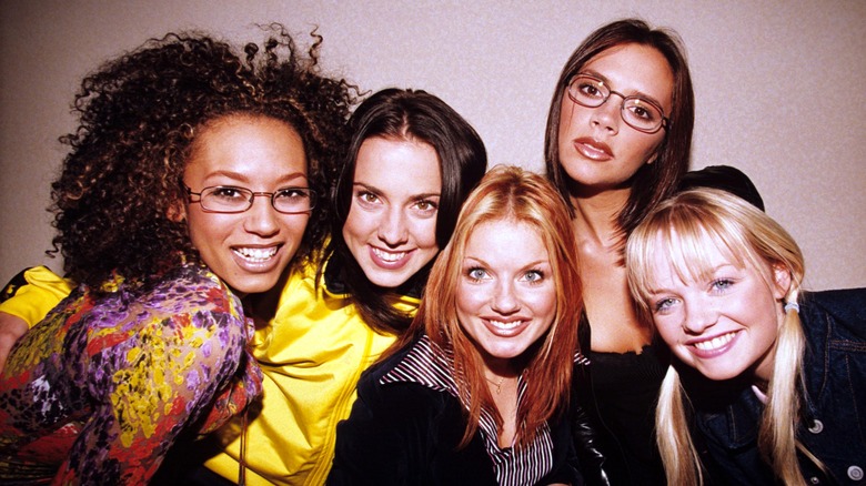 The Spice Girls pictured together 