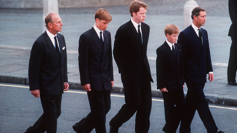 Princess Diana funeral procession