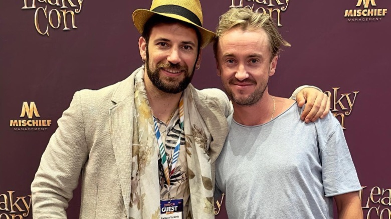 Stanislav Yanevski and Tom Felton at LeakyCon