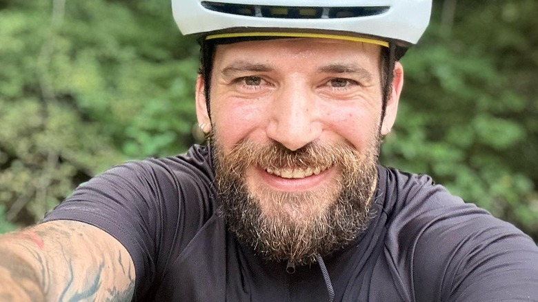 Stanislav Yanevski's cycling selfie