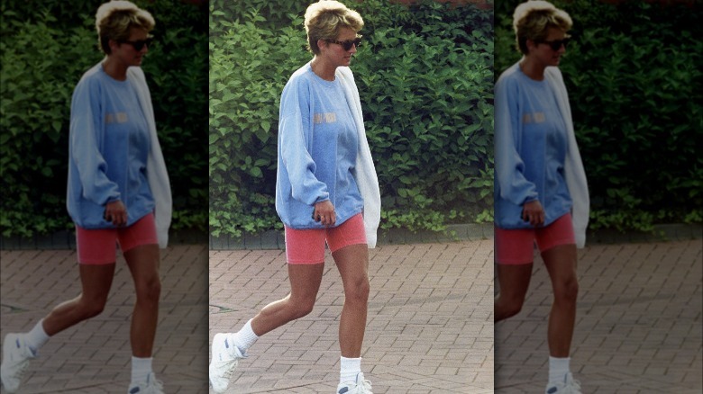 Princess Diana in crew socks