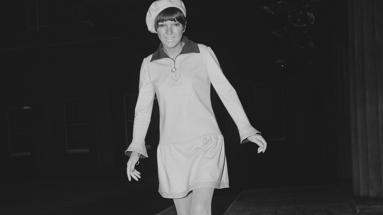 1960s white mini-dress