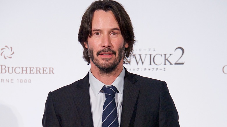 Keanu Reeves posing