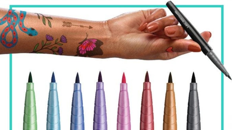 Want To Try Out Body Ink Without The Commitment? Bic's Temporary Tattoo  Markers Have You Covered