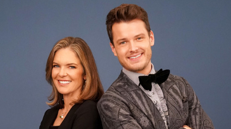Susan Walters and Michael Mealor smiling