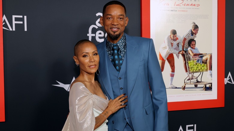 Will Smith poses with Jada Pinkett-Smith