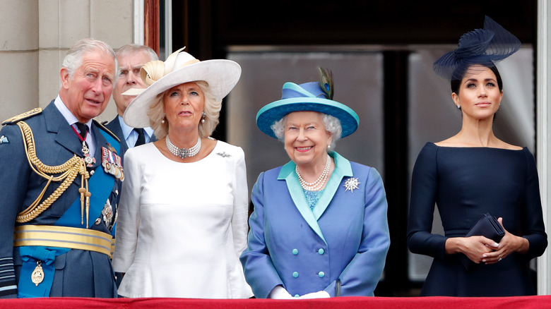 Prince Charles, Duchess of Cornwall, Queen Elizabeth, Meghan Markle