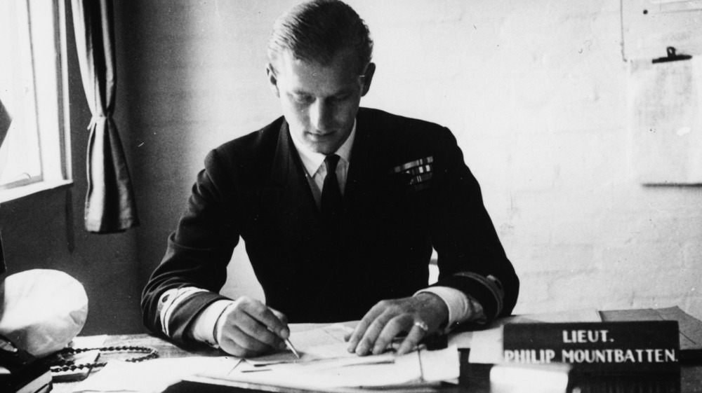 Prince Philip as navy officer