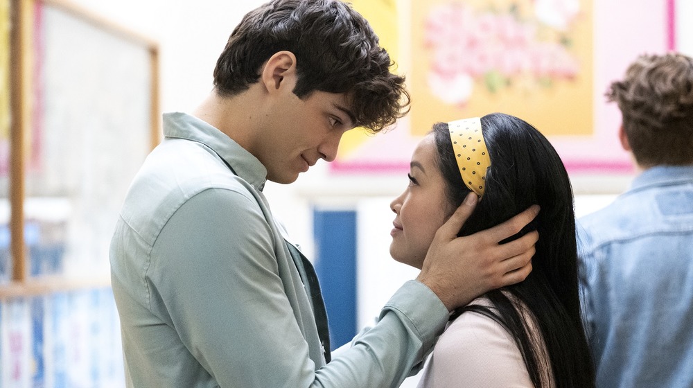 Peter holding Lara Jean