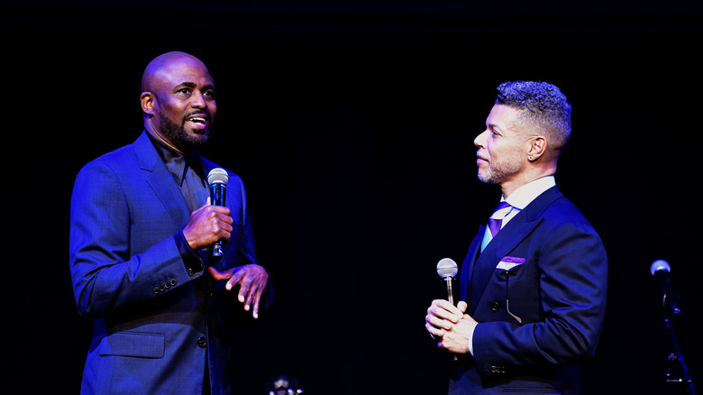 Wayne Brady speaks onstage at GLSEN event