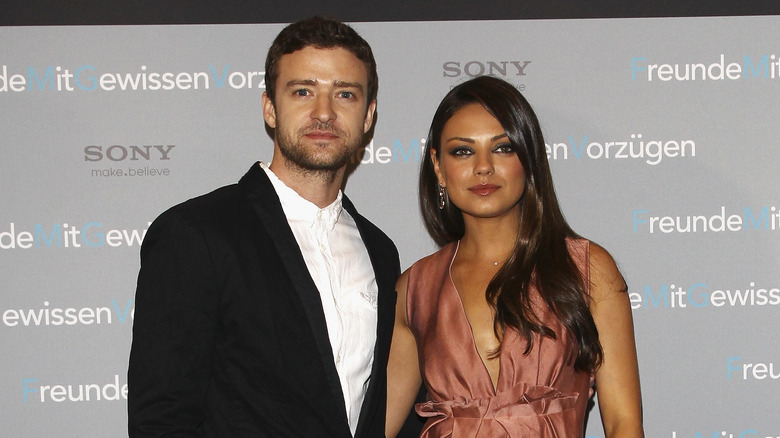 Justin Timberlake and Mila Kunis