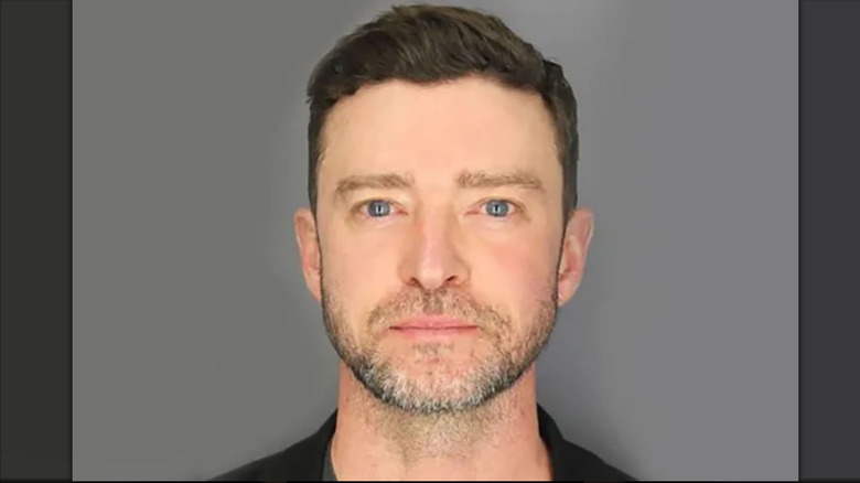 Justin Timberlake's 2024 mugshot