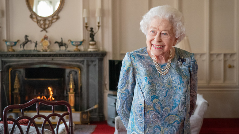 Queen Elizabeth at Windsor Castle