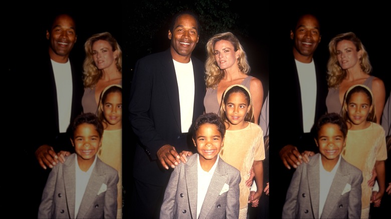 O.J. simpson, nicole brown simpson, and their kids