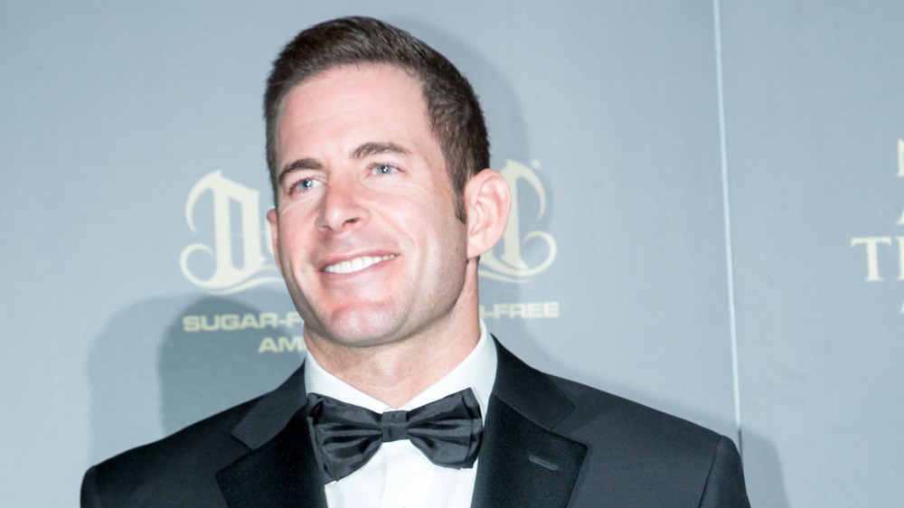 Tarek El Moussa wearing a tuxedo