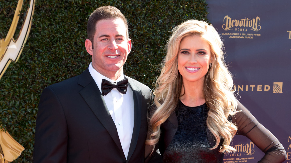 Tarek El Moussa and Christina Haack at the 2017 Emmy Awards