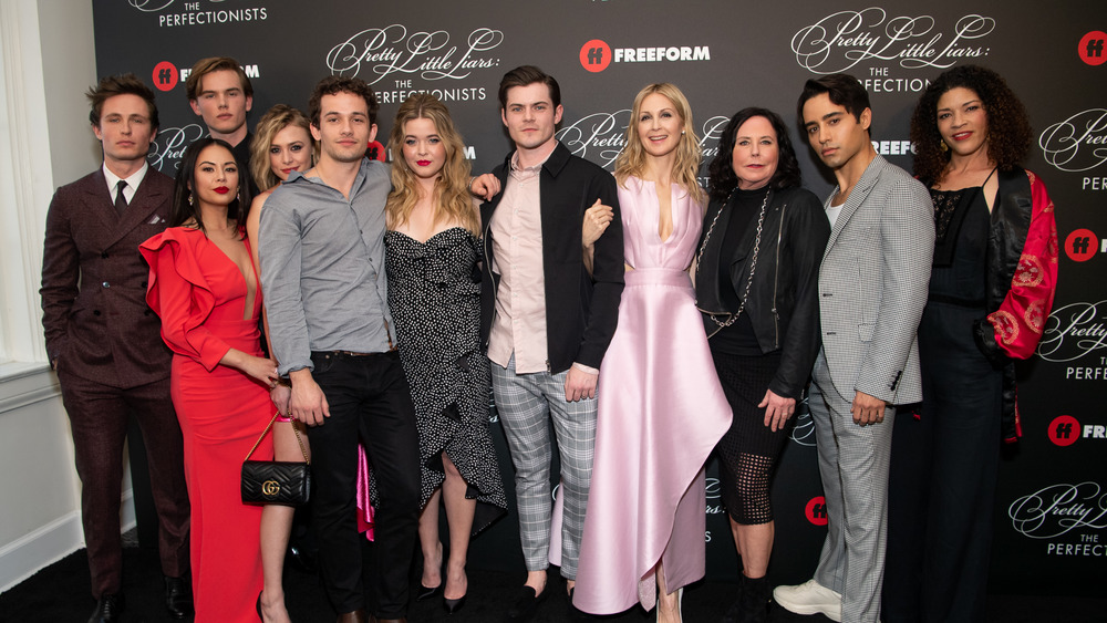 The Perfectionists cast posing