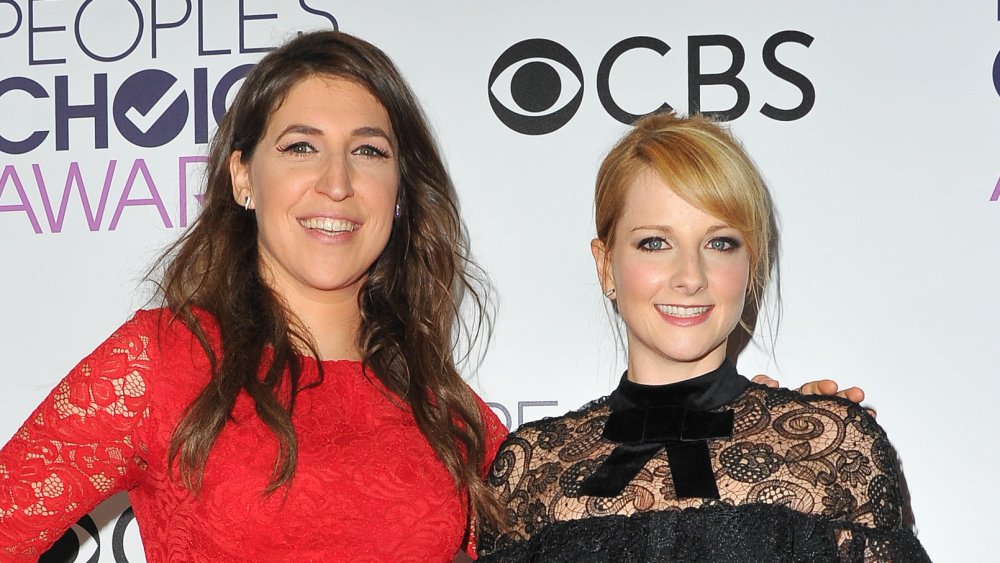 Melissa Rauch and Mayim Bialik of The Big Bang Theory fame