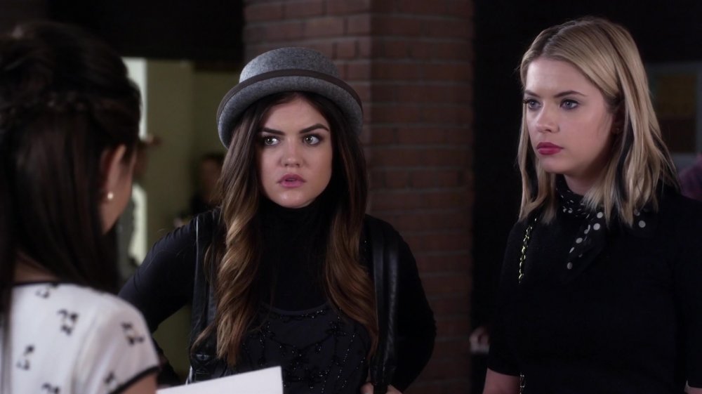 Aria and Hanna from Pretty Little Liars