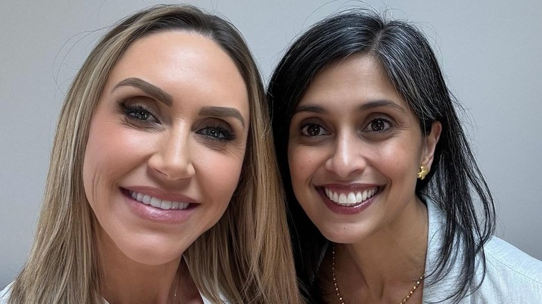 Lara Trump and Usha Vance smiling